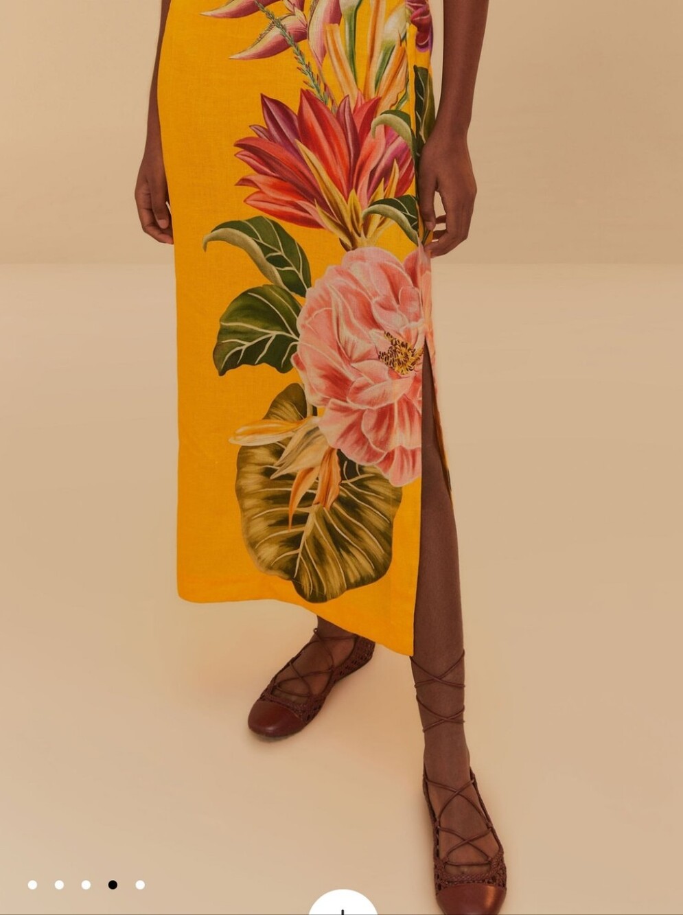Farm Rio Off White Spring Awakening Mididress - Picture 2 of 7